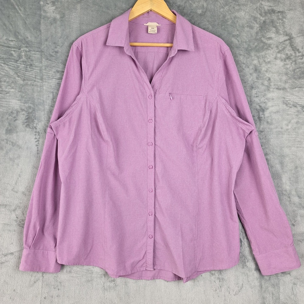 Duluth Trading Top Womens XXL Breezeshooter Outdoor Hiking Vented Lightweight